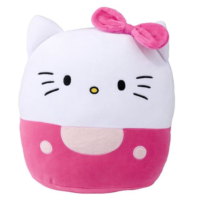 Coussin peluche squishy Hello Kitty H32cm (2 mod&egrave;les)