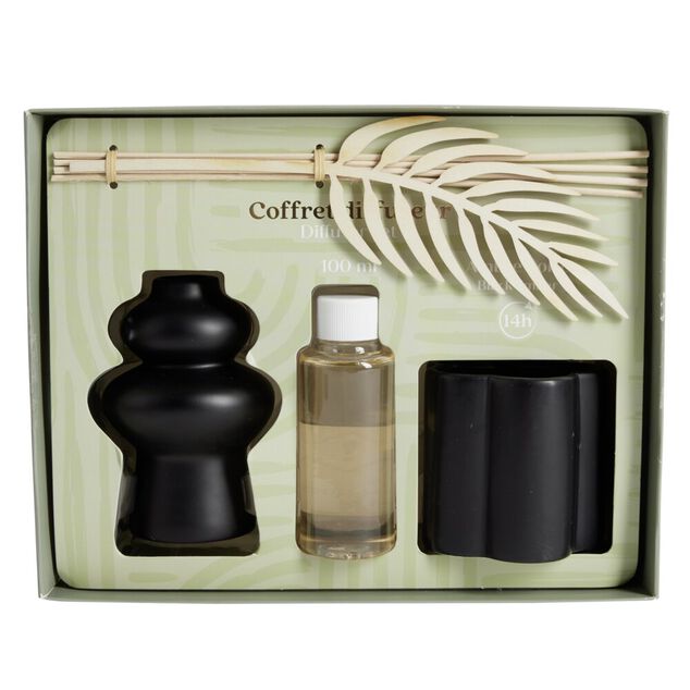Coffret senteur bougie diffuseur et recharge (3 mod&egrave;les)