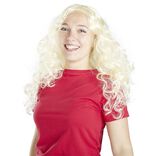 Perruque femme blonde boucl&eacute;e