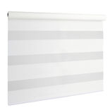 Store enrouleur avec ou sans per&ccedil;age jour nuit blanc 93x160cm