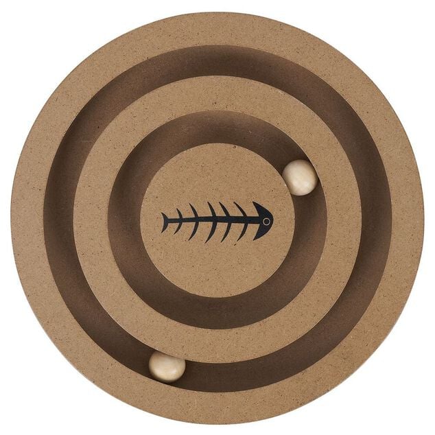 Jouet pour chat bois à poser Ø20cm