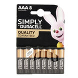 Pile LR03 type AAA x8 Duracell