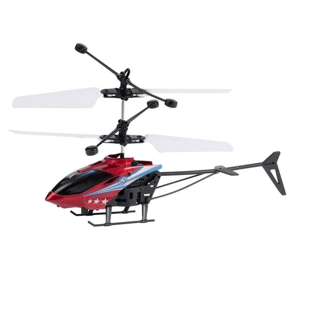 H&eacute;licopt&egrave;re radiocommand&eacute; USB plastique et m&eacute;tal 19x3xH11cm (3 mod&egrave;les)