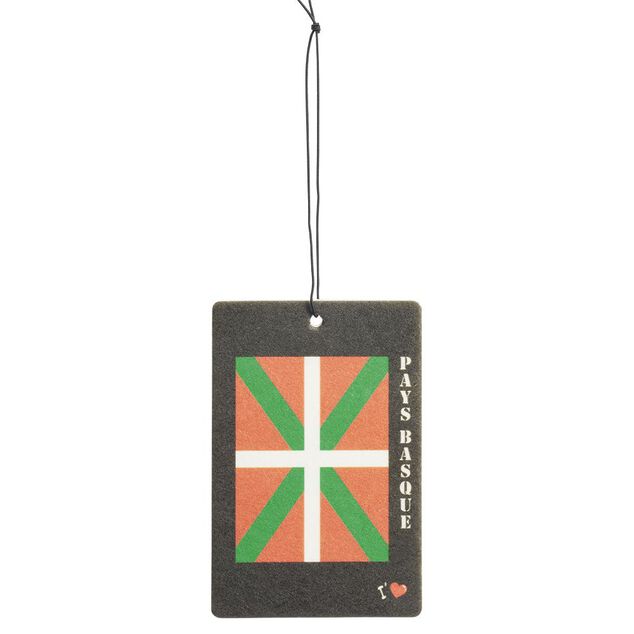 D&eacute;sodorisant voiture carte magique I love Pays Basque senteur vanille