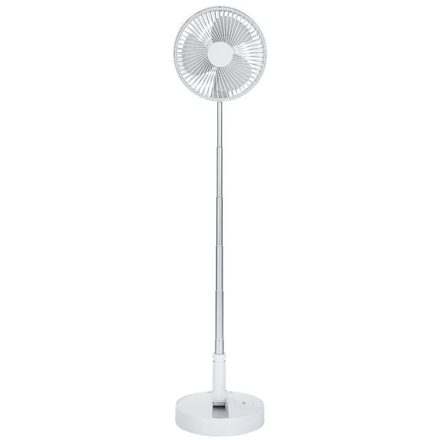 Ventilateur t&eacute;lescopique nomade blanc