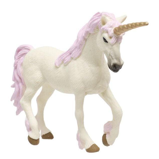 Figurine licorne ou griffon cr&eacute;ature fantastique blanc 14x4,5xH10cm (2 mod&egrave;les)