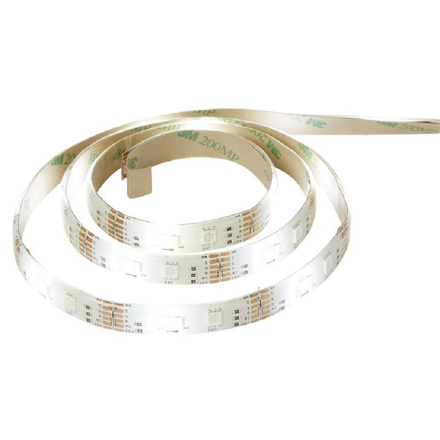 Ruban lumineux multicolore connect&eacute; USB 60 LED L.1 m