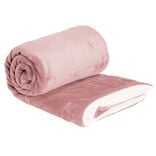 Plaid pilou pilou rose 127x152cm