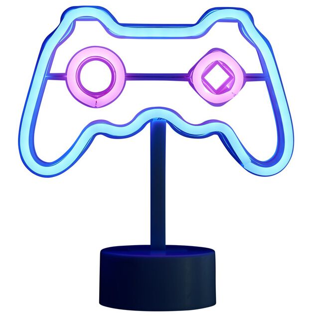 N&eacute;on LED &agrave; poser forme Gameboy 17x23,5cm