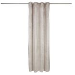 Rideau polyester 140x240cm effet velours taupe