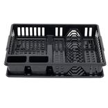 &Eacute;gouttoir &agrave; vaisselle noir