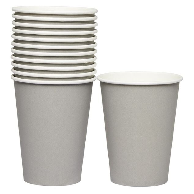 Gobelet en carton gris 36 cl x12