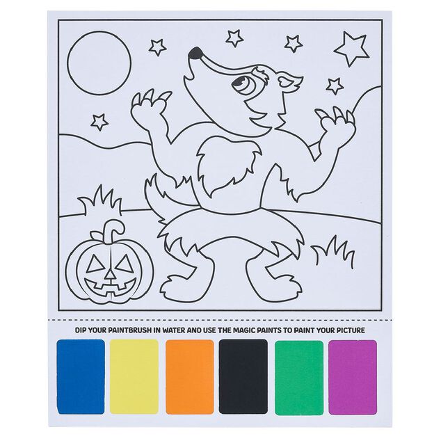 Peinture magique motif Halloween