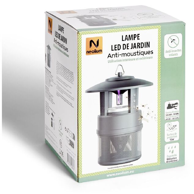Lampe LED de jardin anti insectes volants