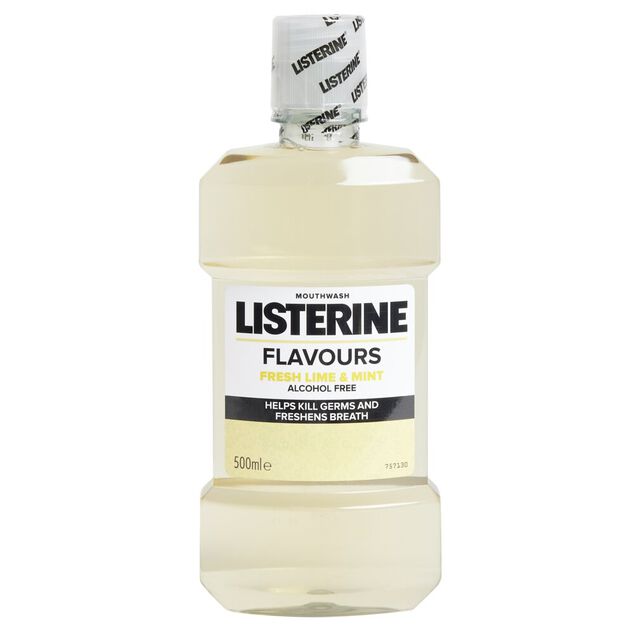 Bain de bouche Listerine citron et menthe 500ml