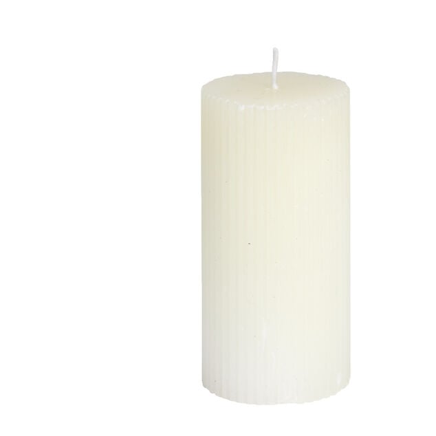 Bougie cylindrique &Oslash;6xH12cm - 3 coloris