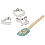Kit spatule Noël avec emporte pièces x2