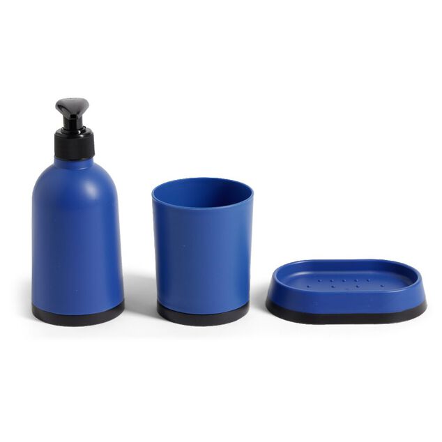 Ensemble salle de bain porte-savon, distributeur et gobelet (3 mod&egrave;les)