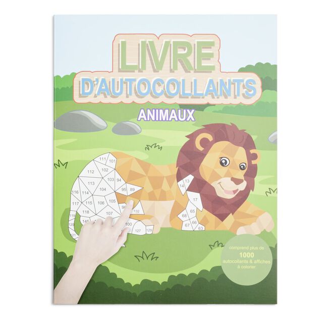 Livre de coloriage et stickers - 12 pages