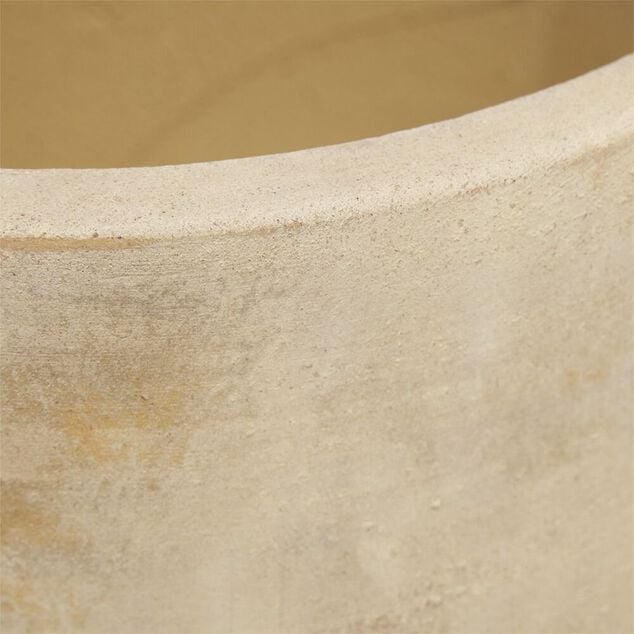 Pot en terre cuite gris fonc&eacute; &Oslash;28xH25cm