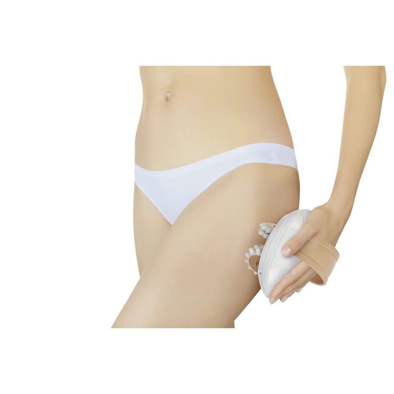 Poignée De Massage Anti-cellulite Guinot - Manuel, Couleur Rouge - Dimensions 11x11x7 Cm - Neuf