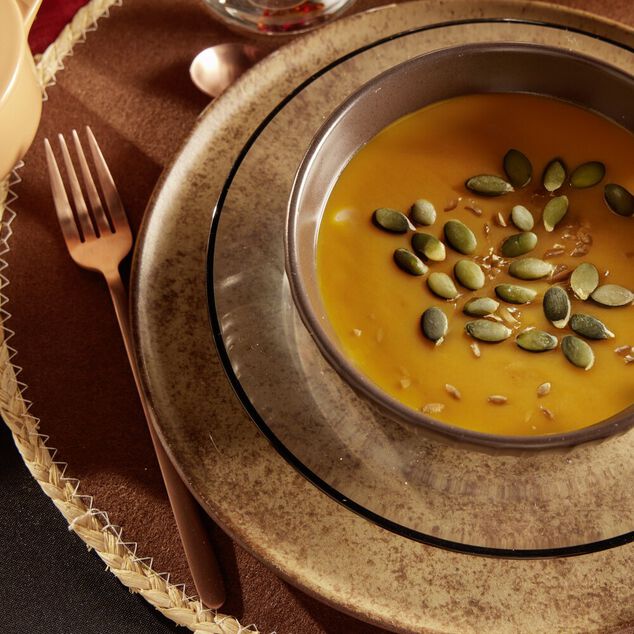 Assiette plate Istanbul en faïence brun Ø28cm