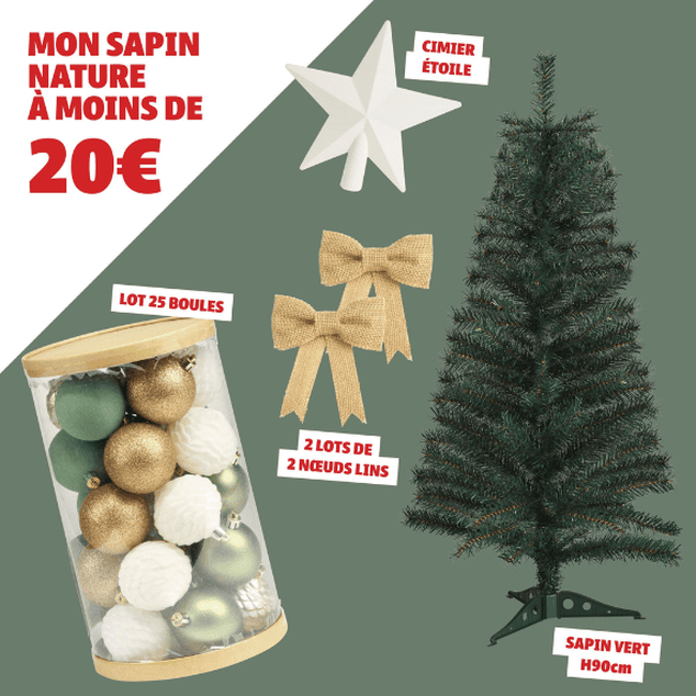 Sapin Nature &agrave; moins de 20&euro; !