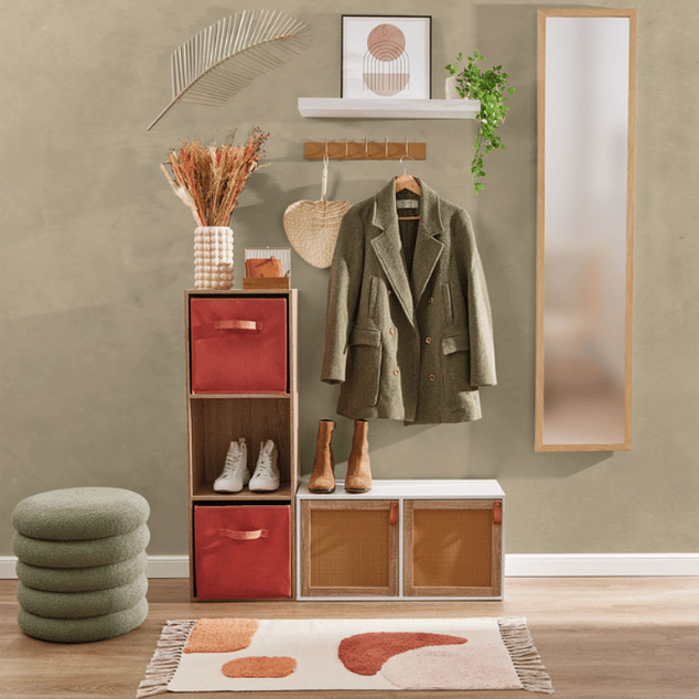 Rangement modulable pour l'entrée