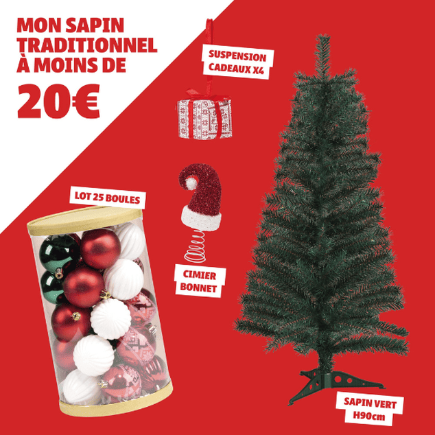 Sapin Traditionnel &agrave; moins de 20&euro; !