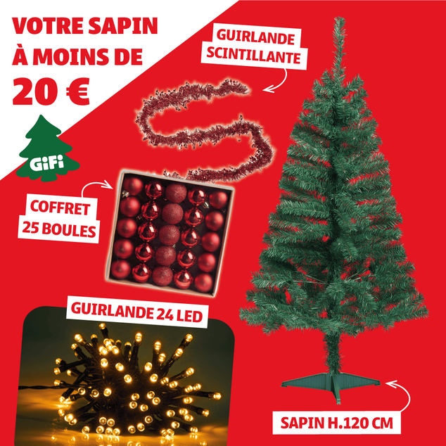 Sapin "Authentique" à moins de 20€ !