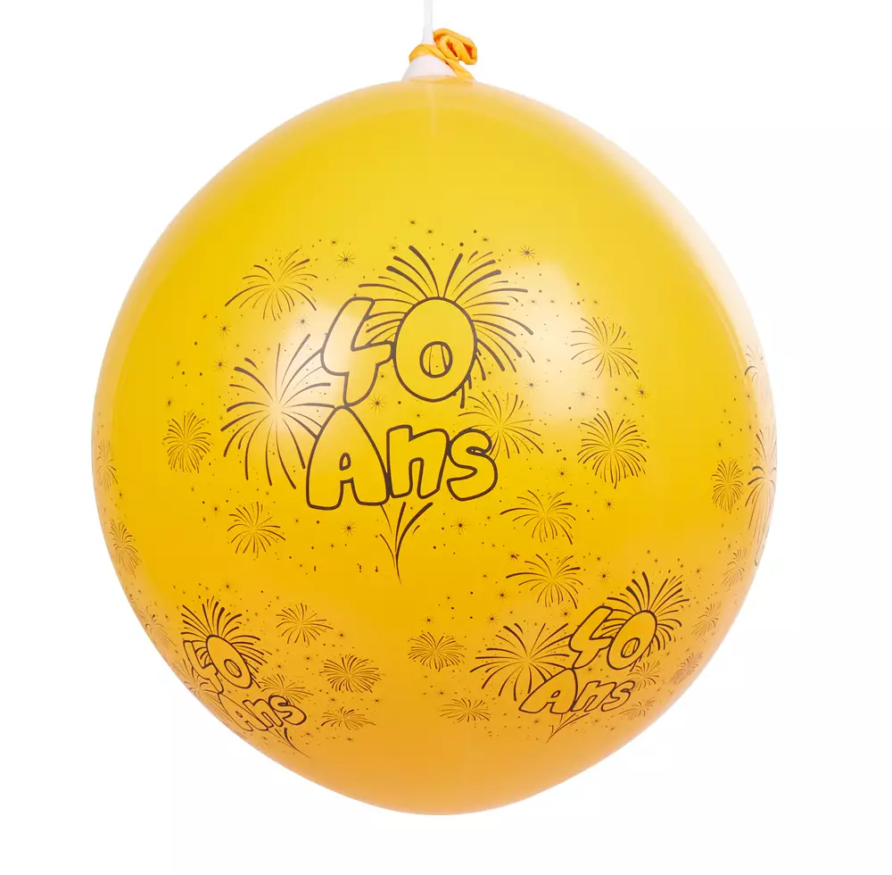 Ballon De Baudruche Anniversaire 40 Ans Gifi