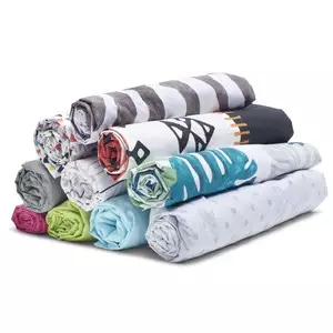 Lot de 2 draps housse 60 x 120 cm - blanc/rose - Kiabi - 15.00€