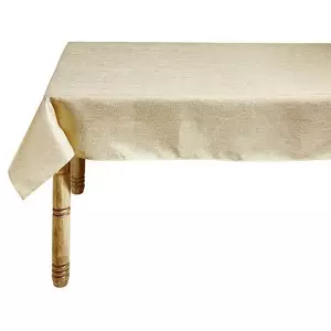 Nappe rectangulaire anti tâche – Taupe fleurie 
