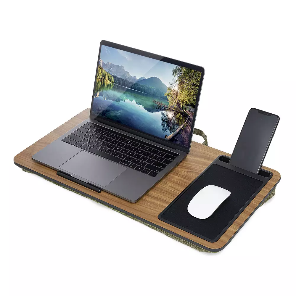 Support nomade pour ordinateur portable marron foncé L57xl30xH7