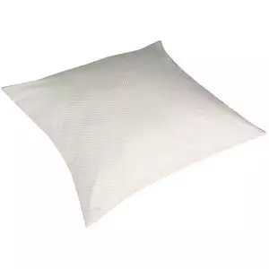Taie d'oreiller poly/coton Blanc 63x63 cm - Cdiscount Maison