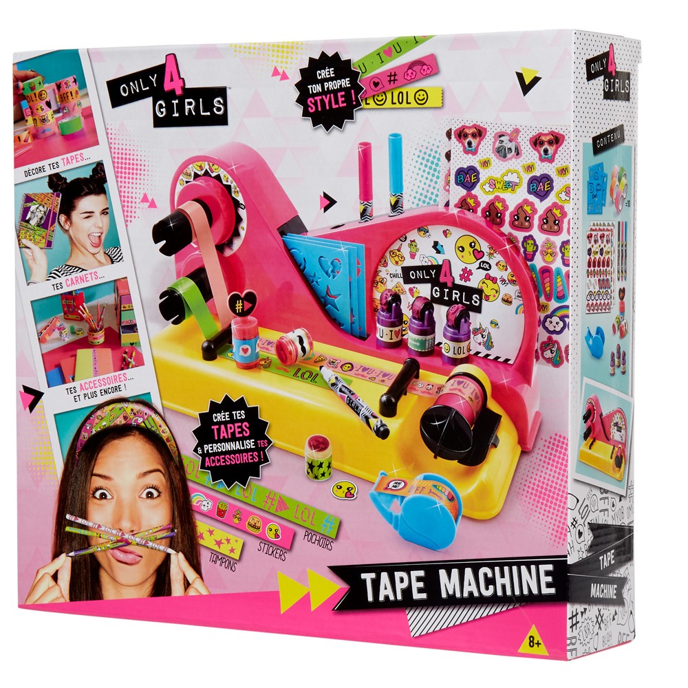 Jeu créatif tape machine Only 4 Girls - Art créatif enfant - Jeux créatifs - Enfants, jouets et ...