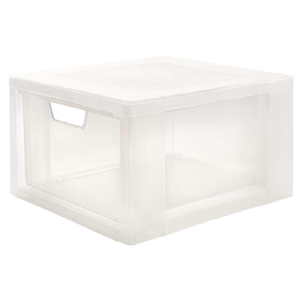 Bloc de rangement 1 tiroir Linea transparent - Boîte de rangement