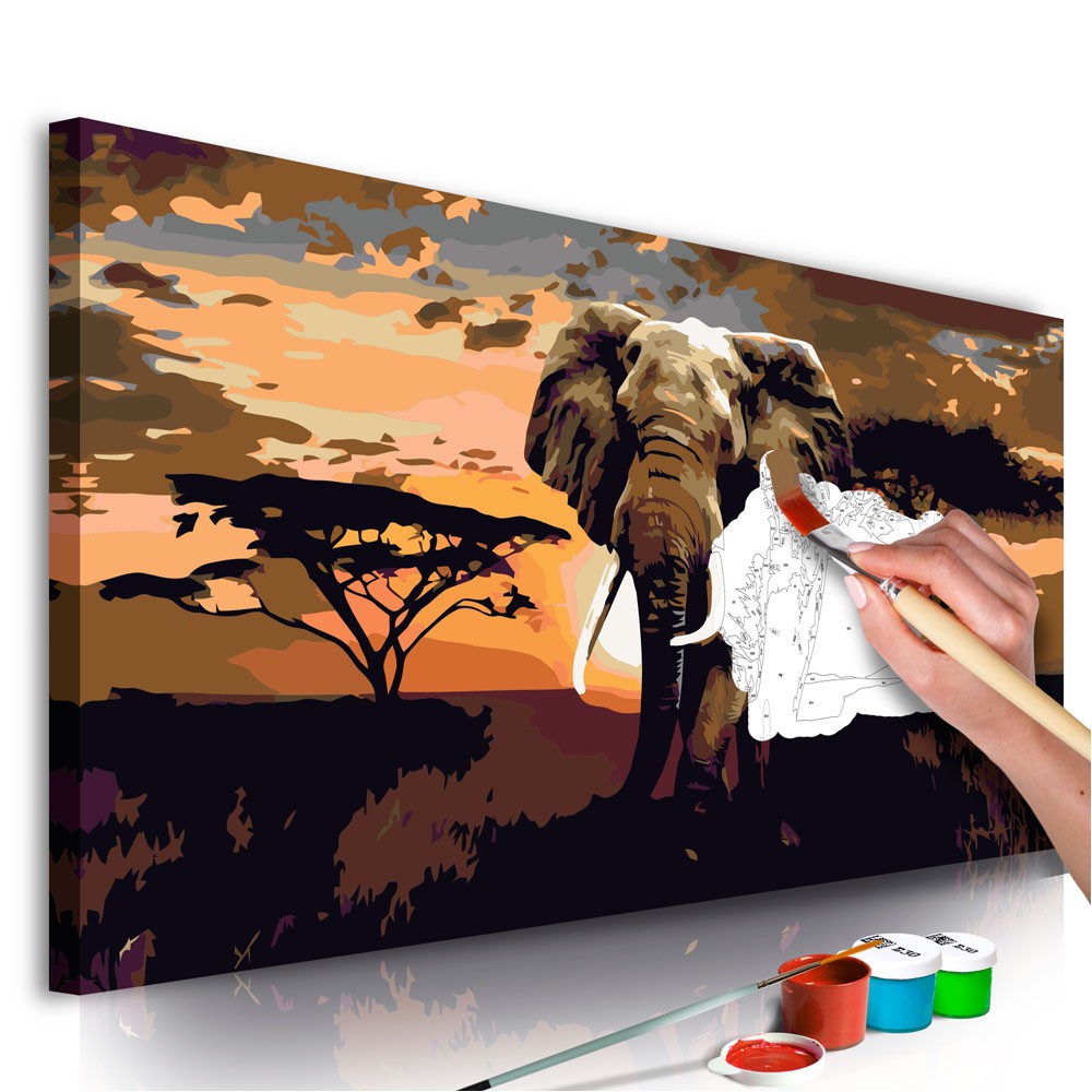 Tableau éléphant Afrique 5 811118