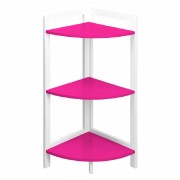 etagere d'angle rose