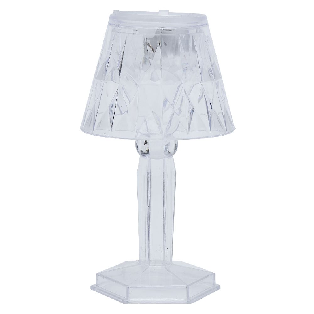 Lampe de table mini led design cristal H12cm | GIFI