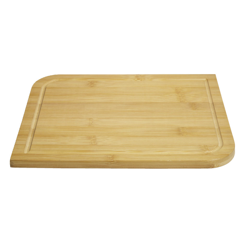 Planche à découper en bambou Plateau récupérateur Support de découpe en