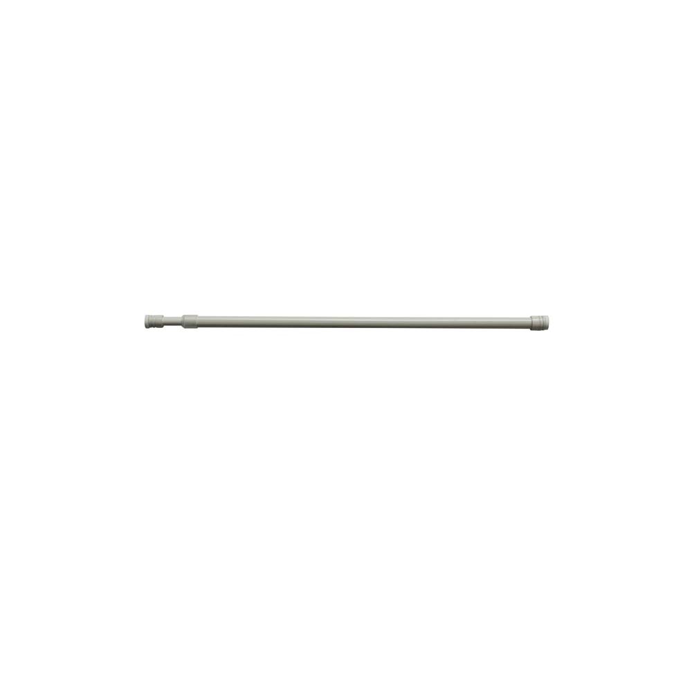 Tringle à Rideau Extensible Banjili - Lot De 6 Barres En Plastique Argent 40-70cm