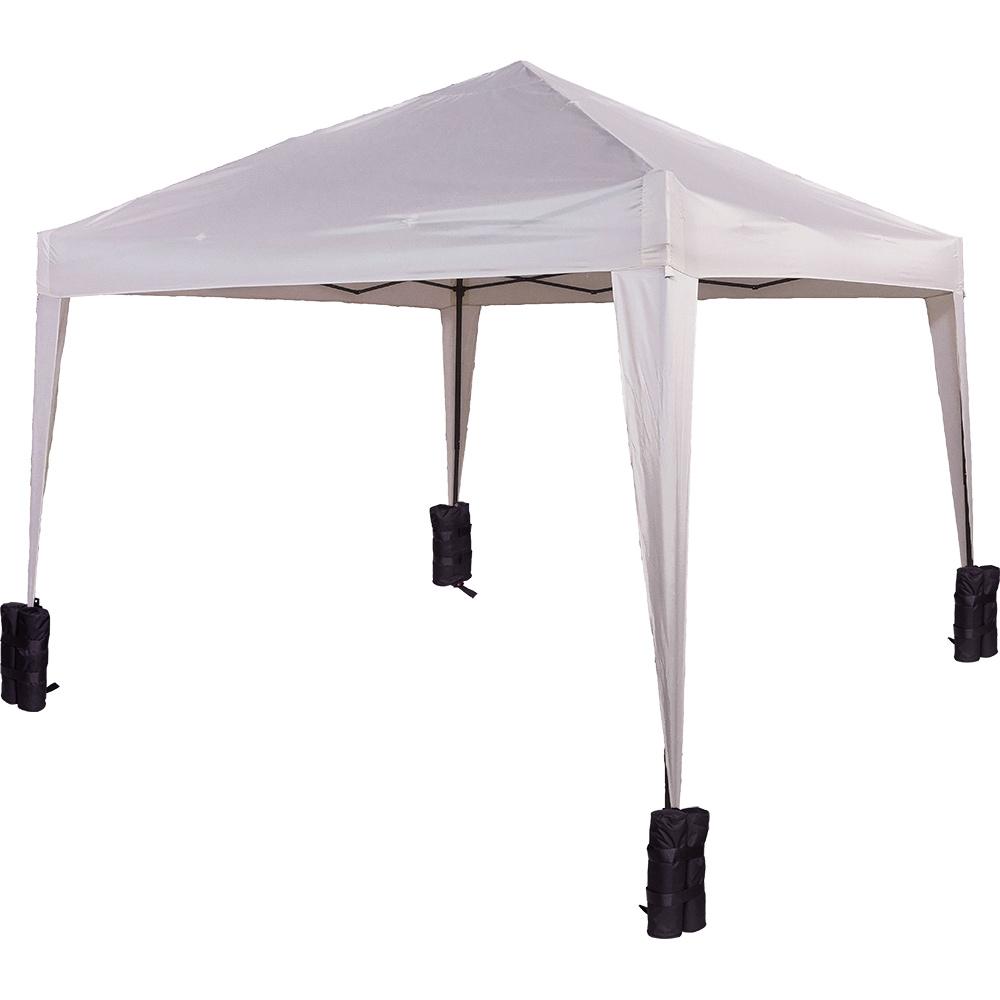 KEPLIN Lot De 4 Sacs De Lestage Pour Tonnelle Et Tentes, Sacs De Pieds Robustes Avec Sangles Velcro Pour Auvent, Parapluie, Trampoline, Abris De