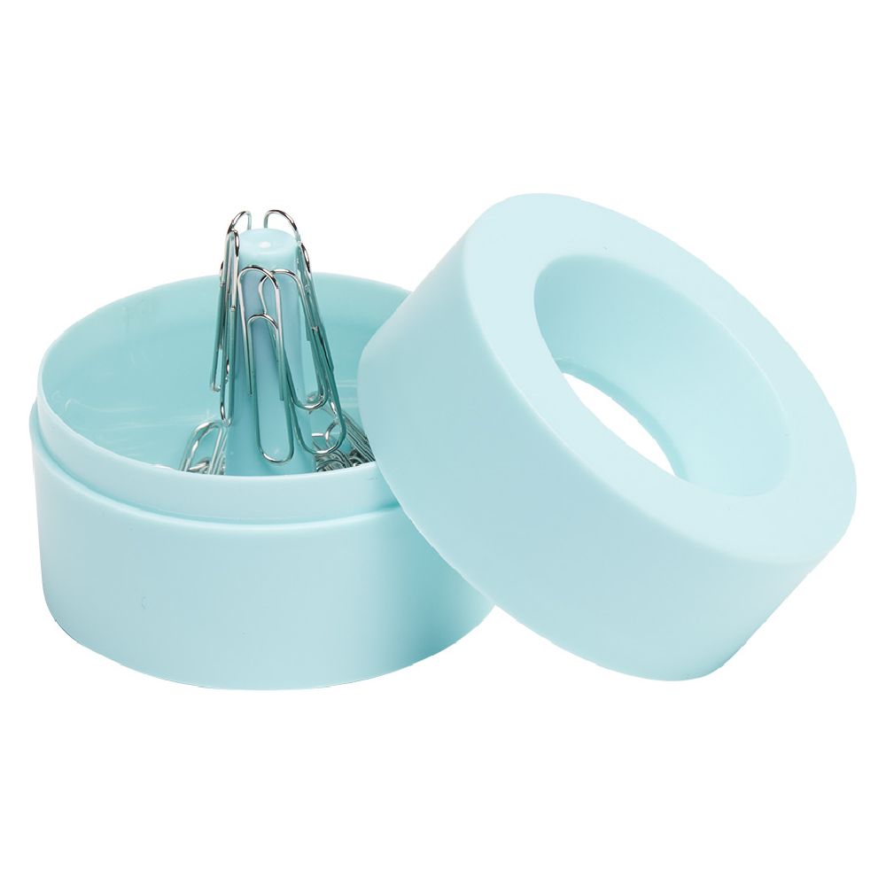 Distributeur De Trombones Transparent - Boîte Rangement Pratique Avec Couvercle Pour Bureau Ou Maison - 2