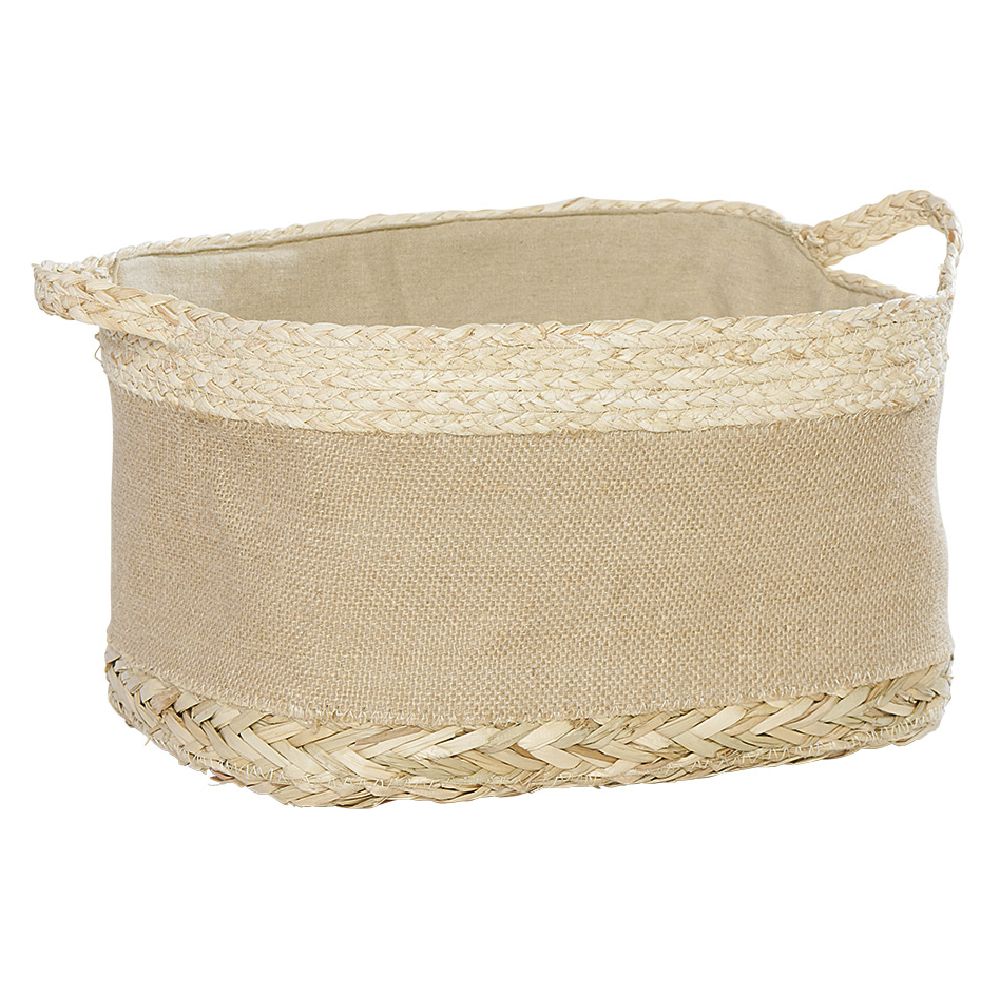 Panier De Rangement Curver Jute 5L - Beige, 100% Recyclé, Style Naturel