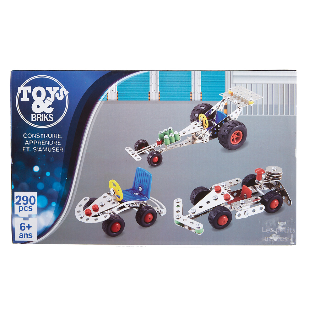 Blocs de construction v?�hicule m?�tal 290 pi?�ces | GIFI