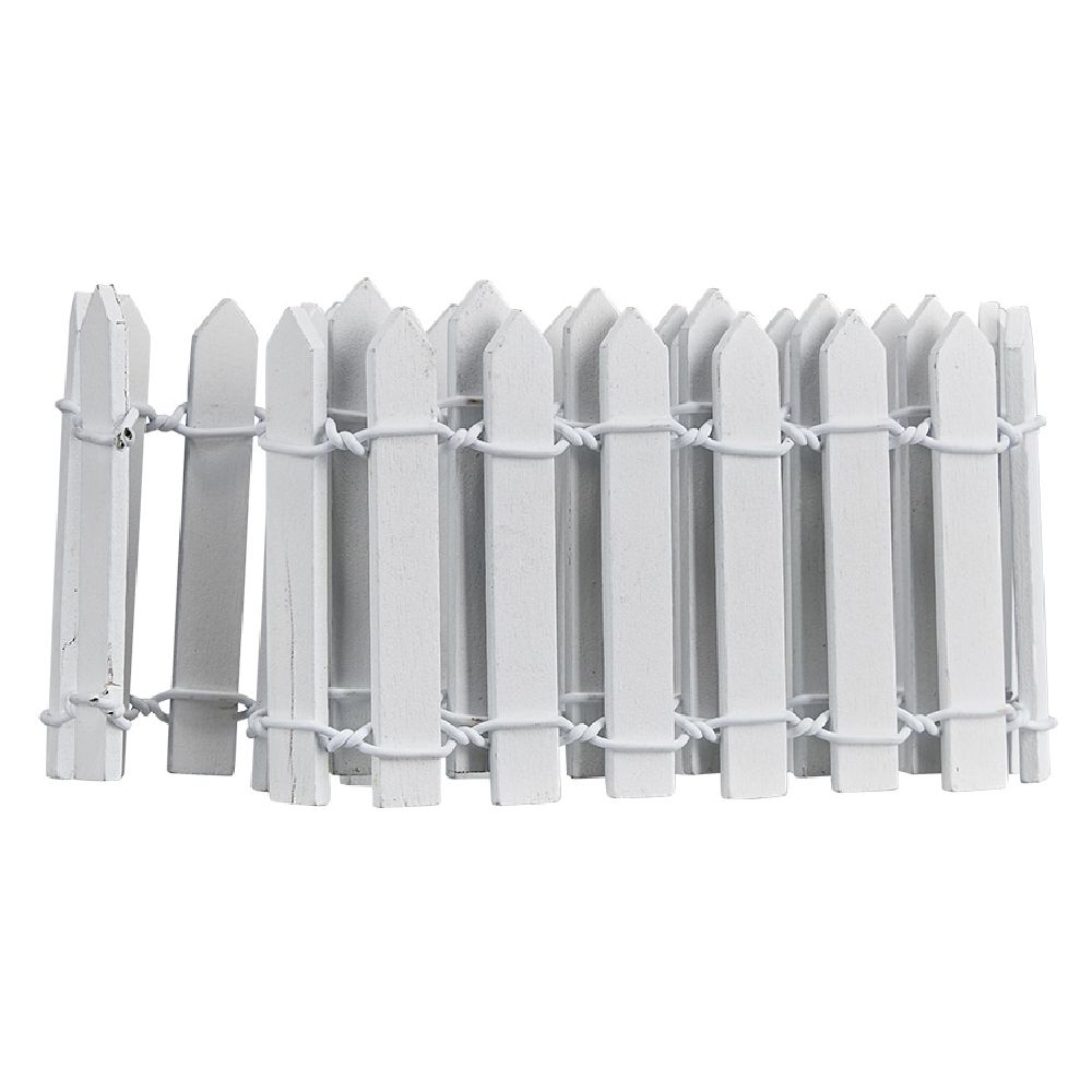 Barriere Village De Noel Clôture En Bois Décorative De 1,2 M Pour La Maison Miniature, Jardin, Décoration De Fête De Barrière Sapin