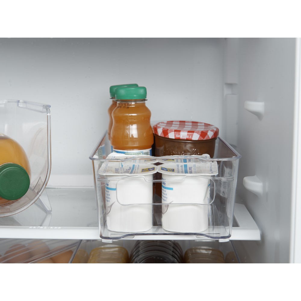 Panier De Rangement Étroit Et Haut Avec Couvercle - Blanc - Pour Placard, Salle De Bain, Cuisine