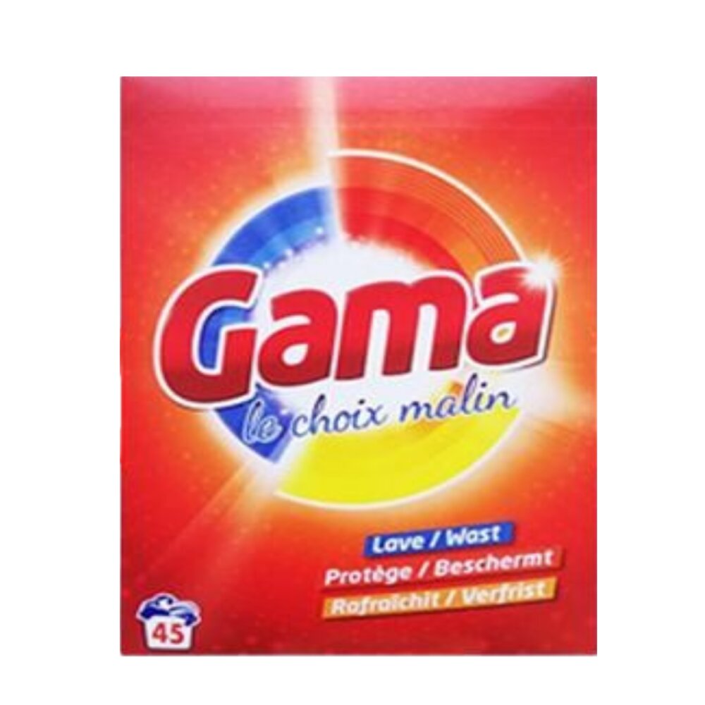 Lessive poudre Gama Original 2,925 kg - 45 lavages | GIFI