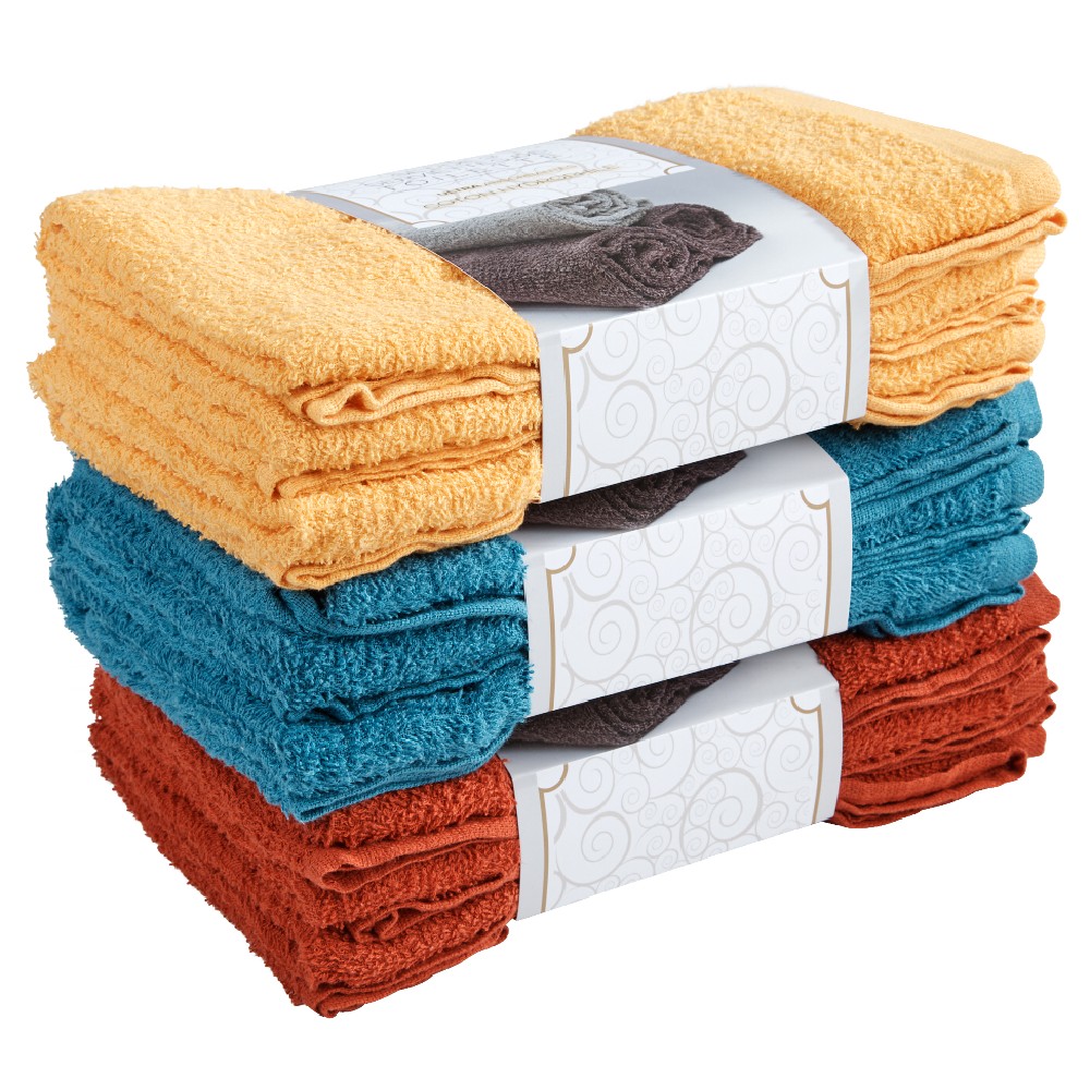 Serviette De Bain Grande Taille 100x150 Cm - Lot De 2 En Coton Doux, Avec Boucle De Suspension, Noir - 8